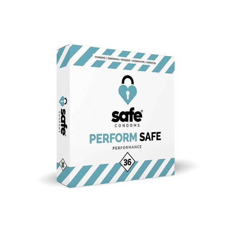 SAFE -  Condoms Perform Safe Performance (36 pcs)